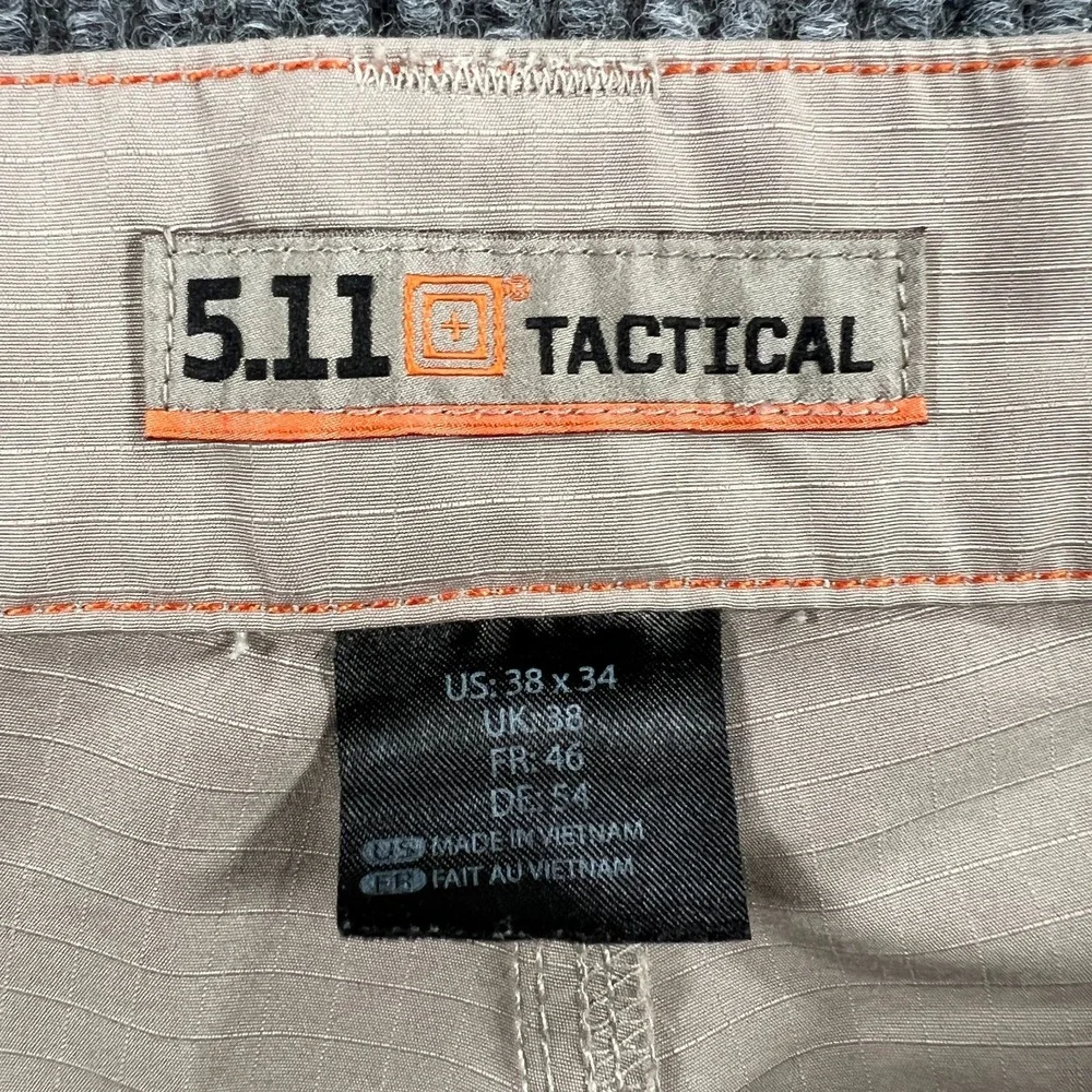 5.11 Tactical Cargo Pants Mens 38x34 Beige Security Utility Work‎ Outdoor